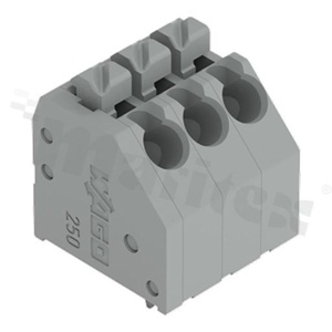 Listwy zaciskowe przewód-płytka; 250-203; WAGO; UL94 V-2; Black; 8 A; 300 V