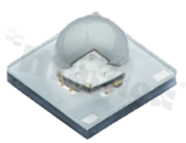LED SST-10-SB-B90-M470; dioda niebieska (sky blue); dlugość fali: 460-480nm; strumień min. 470mW/350mA; kąt świecenia: 90 stopni