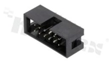 Złącze do PCB; w rastrze 2.54mm; 12-stykowe; montaż: THT; męskie; proste