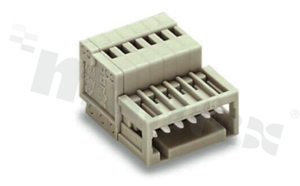 Listwa zaciskowa rozłączalna; w rastrze 2.50mm; 5-torowa; męska; na przewód 0.50mm2 (28-20AWG); kierunek wtykania równoległy do osi przewodów; UL: 150V/4A