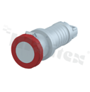 3125C6W; Wtyk na przewód; zasilający AC 3-fazowe; żeńskie; 125A; 415VAC; IP67; seria Tough&Safe