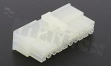 Crimp terminal housing; pitch 4.20mm; 20-contacts [2x10]; female; 2 rows; applicable wire AWG#16-26; 300V/9A