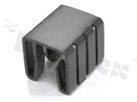 Heatsink; moulded TO-220; TO-262 15x12.8x12.7mm; black; anodized aluminium AL5052; RoHS.