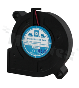 Dmuchawa; DC; 12V; 51x51x15mm; 5500RPM; 38dBA.