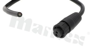 Wtyk ABB-02BFFM-LL7A01, seria BB, 2 pinowy, żeński, prosty, z kabelem 1m.