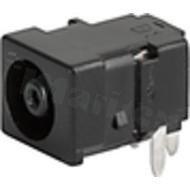 AC/DC power connectors; Male; Bulkhead, Panel, Rear Side Nut, Through Hole; Solder; Right Angle