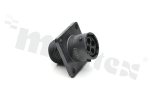Standard Connector circular; RCP SQ FL 4 pins; SZ 10 SCKT SEAL