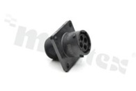 Standard Connector circular; RCP SQ FL 4 pins; SZ 10 SCKT SEAL