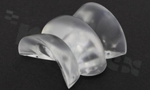 Soczewka do diod LED high power; kąt rozsyłu: Owalny 100 x 23 stopni FWHM; ilość diod: 1; rozmiar: 34x33mm; wysokość: 16.5mm; rodzaj materiału: PMMA; sposób mocowania: klej; kołek
