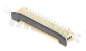 ZIF connector for FFC/FPC; pitch 0.50mm; 28-contacts; SMD; top entry