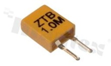Rezonator ceramiczny; 1.00MHz=ZTB; 1.00MT; 2L