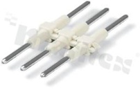 Mostek serii 2060; 3 tory; raster 4mm; 0.75 mm2; 250V/9A