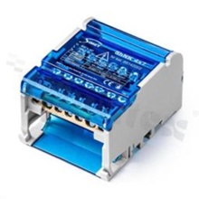 Modułowy blok rozdzielczy na szyne DIN;szary; czterobiegunowy;5x6mm2, 2x25mm2 ;500V ;125A