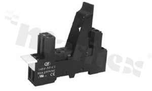 Gniazdo do przekaźnika HF14FW/140FF; HF115F/HF115F-A/HF115FP; 10A; 8 pinów; Montaż: szyna DIN; 10A/250 VAC