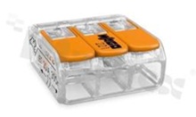 Installation quick splice; 3-ways; spring clamp; wire cross section 0.2-4mm2; UL: 20A/600V
