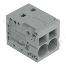 Listwa zaciskowa do PCB; przewód-płytka; na przewód 0.2 - 10.0 mm2 (24-8AWG); raster 7.5 mm; 2-torowa.; Push-in; szary; 600V/38A