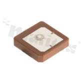 Antenna; patch; GNSS; 1559-1606MHz; -1.4dBi; VSWR<4.7; RHCP; directional; pin; 18x18x4mm