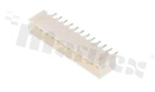 Header for PCB; pitch 2.50mm; 12-contacts; THT; male; top entry; 250V/3A