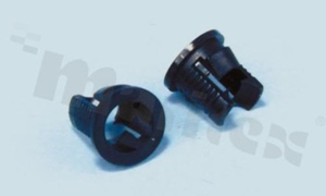 Oprawka diody LED; średnica LED 5.0mm; czarna