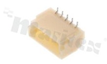 Header for PCB; pitch 1.00mm; 5-contacts; SMD; male; top entry; 50V/1A