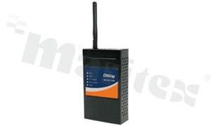 Industrial 1-port RS232/422/485 to 802.11 b/g WLAN and 1-port 10/100TX Device Server; operating temperature -10+65 deg.C; DIN