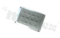 Metalowa klawiatura numeryczna; IP65; 12 klawiszy; USB; temperatura pracy  -10+60 st.C; wymiary 100 x 66 mm
