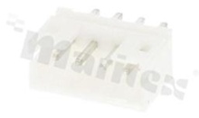 Header for PCB; pitch 2.00mm; 4-contacts; THT; male; top entry; 100V/2A