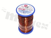 Insulated winding wire; with one layer of enamel insulation; diameter 0.75mm; SWG 22; -65+200 deg.C; 130m; 500g.