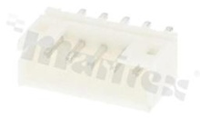 Header for PCB; pitch 2.00mm; 5-contacts; THT; male; top entry; 100V/2A