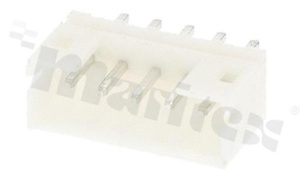 Header for PCB; pitch 2.00mm; 5-contacts; THT; male; top entry; 100V/2A