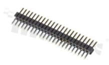 Listwa stykowa do PCB; w rastrze 1.27mm; 1x40 styków; montaż: THT; męska; prosta; jednorzędowe