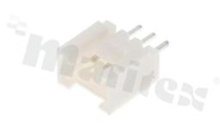 Header for PCB; pitch 2.00mm; 3-contacts; THT; male; top entry; 125V/2A