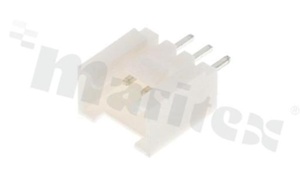 Header for PCB; pitch 2.00mm; 3-contacts; THT; male; top entry; 125V/2A