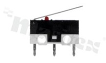 Miniaturowy mikroprzełącznik z dźwignią; SPDT; montaż: THT; 1A/125V AC.