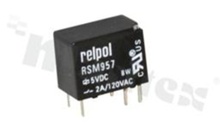 Electromagnetic relay; contact rating current 2A; coil voltage 5V; changeover contact (1P); coil power 150mW; 2A/24VDC; 2A/120VDC