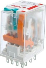 Relay R4N-2014-23-1012-WT, 6A, coil voltage 12VDC, 4 changeover contacts (4P), 6A/24VDC, 7A/230VAC, 6A/250VAC