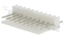 Header for PCB; pitch 2.54mm; 10-contacts; THT; male; top entry; 250V/3A