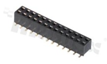 Listwa stykowa do PCB; w rastrze 2.00mm; 2x13 styków; montaż: SMD; żeńska; prosta; dwurzędowe; H=4.3mm