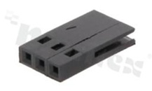 Korpus złącza FPC; w rastrze 2.54mm; 3-stykowe; żeński