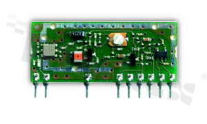 Module; ISM; receiver; 433MHz; -90dBm; OOK/ASK; 2.5-3.6V; THT