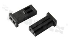 Frame for MODU II connector, 2-contacts, 2.54mm