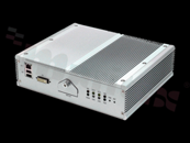 Bezwentylatorowy komputer przemysłowy; Atom D2550; RAM: do 4GB; 4xCOM; 4xUSB; 3xLAN; DVI-I; Audio; SATA; temp.pracy: -40+70C; 9-36VDC