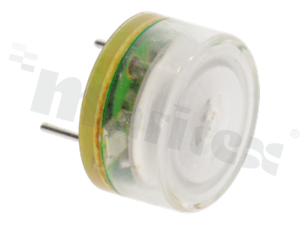 LED Sound transducer; piezoelectric; built-in generator; 12V; 4.1kHz; 83dB; 13.8x7.5mm; blue