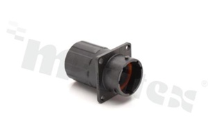 Standard Connector circular; Sq Flg Rcpt w endcap 3 pins; SZ 14 Pin