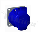 216R6; Gniazdo panelowe; zasilające AC 3-fazowe; żeńskie; 16A; 250VAC; seria Easy&Safe