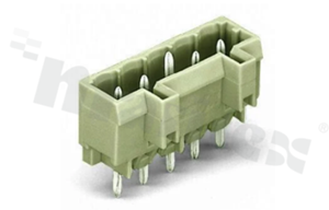 Listwa zaciskowa rozłączalna; w rastrze 5.00mm; 4-torowa; męska; pionowa; UL: 300V/10A