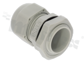 Dławnica kablowa PG13.5; 6-12.0mm; Flat O-ring; z nakrętką; nylon; szara