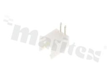 Header for PCB; pitch 2.00mm; 2-contacts; THT; male; side entry; 125V/2A