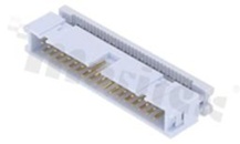 Złącze kablowe; w rastrze 2.54mm; 34-stykowe; meskie; do przewodu wstążkowego AWG#26-#28