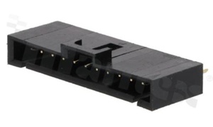 Header for PCB; pitch 2.54mm; 12-contacts; THT; male; top entry; 250V/3A